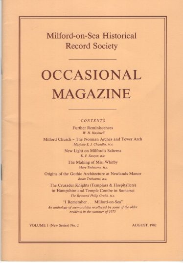 Occasional Magazine New Series, Volume 1 Nos 1 & 2 1980-82
